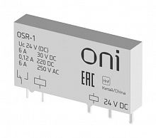 Реле ультратонкое OSR 1C 24В DC ONI OSR-1 в г. Санкт-Петербург 