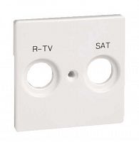 82097-33 Накладка розетки R-TV+SAT Simon82 алюм. 