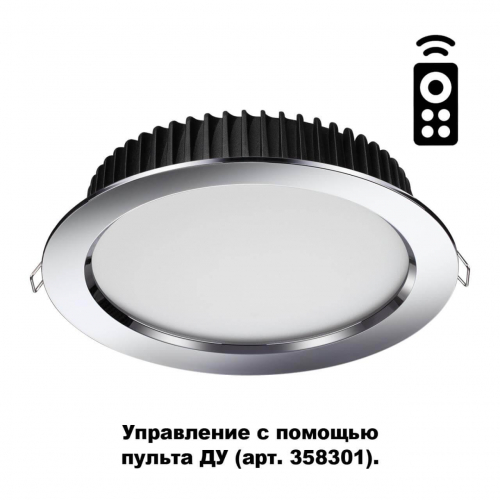 Встраиваемый светодиодный светильник Novotech Spot Drum 358303 в г. Санкт-Петербург  фото 3