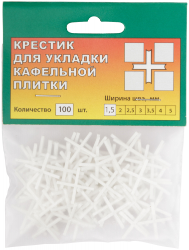 Крестики для кафеля 1.5 мм, 100 шт. в г. Санкт-Петербург  фото 2