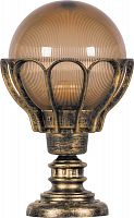Светильник садово-парковый Feron PL5054 шар на постамент 100W E27 230V, черное золото 11556 в г. Санкт-Петербург 
