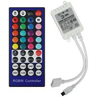 Б0061113 Контроллер для светодиодной ленты с ИК пультом RGBW-Controller-12/24V-96/192W-IP20-IR ЭРА 