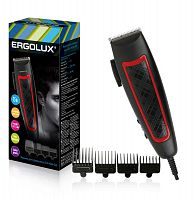 Машинка для стрижки волос ELX-HC04-C43 черн. с красн. 15Вт 220-240В Ergolux 14395 в г. Санкт-Петербург 