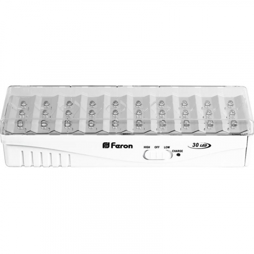 12896 Светильник EL15 30 LED DC аккумуляторный бел. FERON 