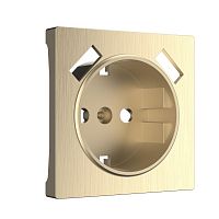 4690389160592 Накладка  для розетки USB (шампань рифленый) W1179510