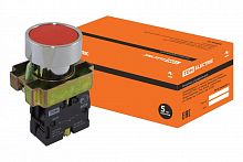 SQ0704-0039 Кнопка BА42 без подсветки красный 1р TDM