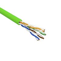 01-0061 Кабель витая пара U/UTP кат.5E 4х2х0.52 24 AWG нг(А)-LSLTx INDOOR SOLID зел. (305м) Rexant 