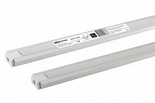 SQ0331-0483 Алюминиевый профиль встраиваемый 2206 (1 м), матовый рассеиватель, 2 заглушки TDM