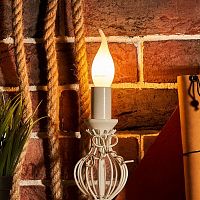 Лампа филаментная Свеча на ветру CN37 9.5Вт 915лм 2700К E14 матов. колба Rexant 604-113 в г. Санкт-Петербург 