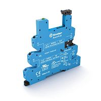 93667024 Розетка MasterPLUS с безвинт. клеммами Push-in для реле 34 серии 24В DC в комплекте пластик. клипса опции: LED FINDER 
