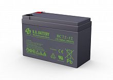 1906645А Аккумулятор 12В 7.2А.ч BC 7.2-12 B.B. Battery