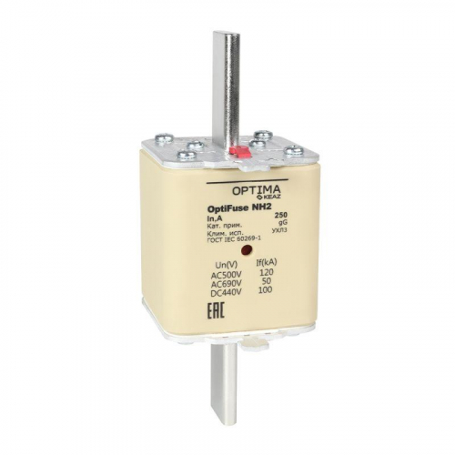374952 Вставка плавкая OptiFuse NH2-200-gG-УХЛ3 КЭАЗ 