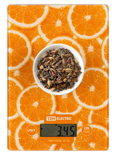 Весы электронные кухонные "Апельсины", стекло, деление 1 г, макс. 5 кг, TDM в г. Санкт-Петербург  фото 3