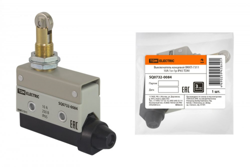 SQ0732-0084 Выключатель концевой ВККП-7311 10А 1з+1р IP65 TDM
