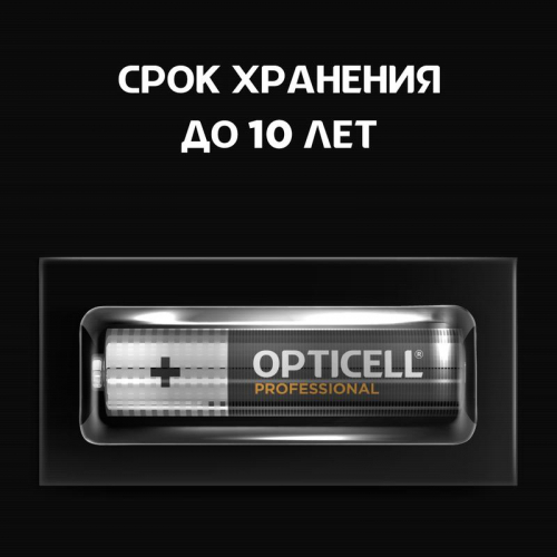 Элемент питания алкалиновый AAA/LR03 (блист. 12шт) Professional Opticell 5052006 в г. Санкт-Петербург  фото 2