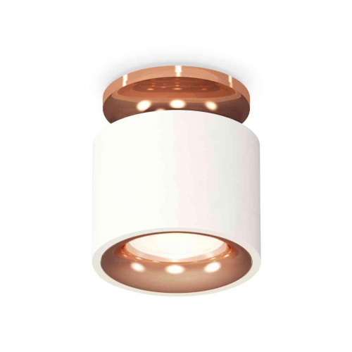 Комплект накладного светильника Ambrella light Techno Spot XS7510141 SWH/PPG белый песок/золото розовое полированное (N7930, C7510, N7015) в г. Санкт-Петербург 