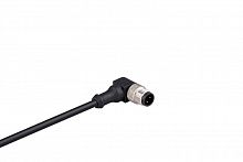 SKM12F4DXV5 Кабель соединительный 5м со штепселем M12х4 90град. ПВХ IP68 EMAS 