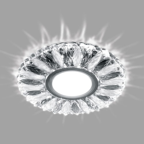 Светильник встраиваемый с белой LED подсветкой Feron CD917 потолочный MR16 G5.3 прозрачный-матовый 29536 в г. Санкт-Петербург  фото 2