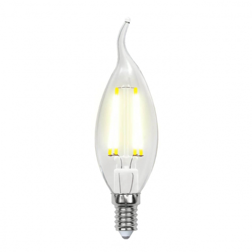 Лампа светодиодная филаментная Uniel E14 7.5W 4000K прозрачная LED-CW35-7.5W/NW/E14/CL GLA01TR UL-00003296 в г. Санкт-Петербург 
