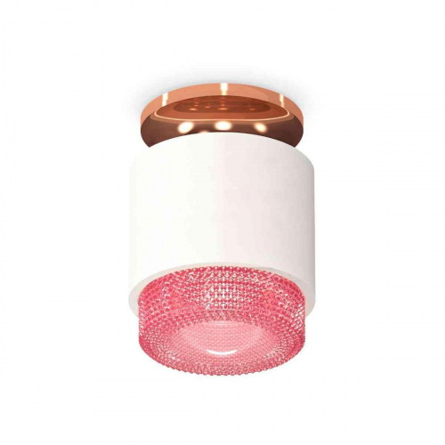 Комплект накладного светильника Ambrella light Techno Spot XS7510142 SWH/PI белый песок/розовый (N7930, C7510, N7193) в г. Санкт-Петербург 