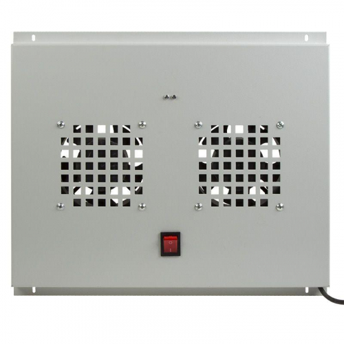 Модуль вентиляторный потолочный с 2-мя вентиляторами без термостата для шкафов Standart с глубиной 600мм Rexant 04-2600 в г. Санкт-Петербург  фото 2