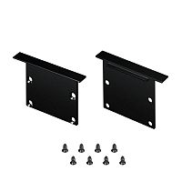 041881 Заглушка LINIA49-F-S BLACK глухая металл (комплект) Arlight 