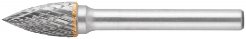 Шарошка карбидная, штифт 6 мм, тип "G", параболическая заостренная 10х20х65 мм 36621 в г. Санкт-Петербург 
