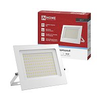 4690612064307 Прожектор светодиодный СДО-7 100Вт 6500К IP65 230В бел. IN HOME 