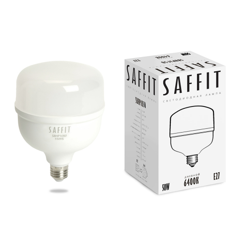 Лампа светодиодная SAFFIT SBHP1050 E27-E40 50W 230V 6400K 55095 в г. Санкт-Петербург 