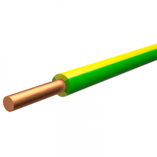Провод ПУВнг(А)-LS 1х6 желто зеленый              однопроволочный в г. Санкт-Петербург 