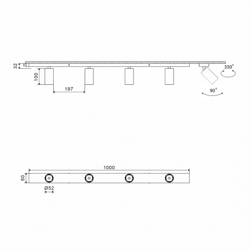 Основание для светильника SWG Mini-VL-M14-WH 004876 в г. Санкт-Петербург  фото 2