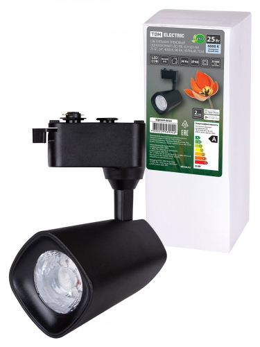 SQ0369-0023 Светильник трековый однофазный LED TRL-02-025-NB 25 Вт, 24°, 4000 К, 90 Ra, черный, TDM