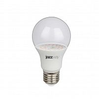 Лампа светодиодная PPG A60 Agro 9Вт A60 грушевидная прозрачная E27 IP20 для растений красн./син. спектр clear JazzWay 5008946 в г. Санкт-Петербург 