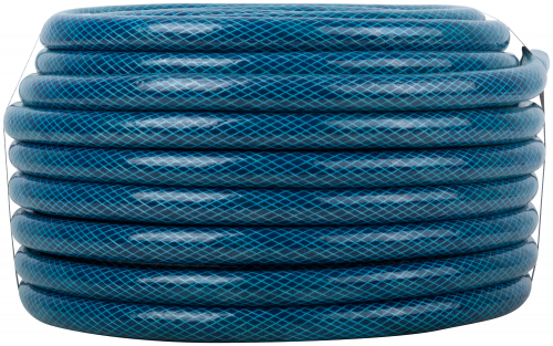 Шланг поливочный трехслойный армированный, синий 1/2" х 1.7 мм х 25 м в г. Санкт-Петербург  фото 2