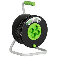 Б0065135 Удлинитель на пластик. катушке 4х20м с заземл. KAT-3x1.5-20m Greenline ПВС 3х1.5 Эра 