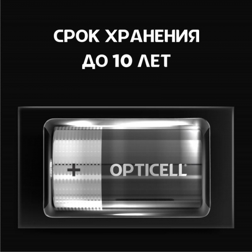 Элемент питания алкалиновый D/LR20 1.5В (блист. 2шт) Basic Opticell 5051005 в г. Санкт-Петербург  фото 2