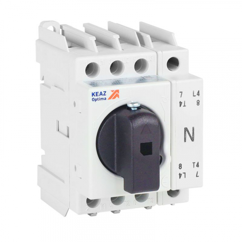 332072 Выключатель-разъединитель 4п 25А OptiSwitch DI-25-4 КЭАЗ 