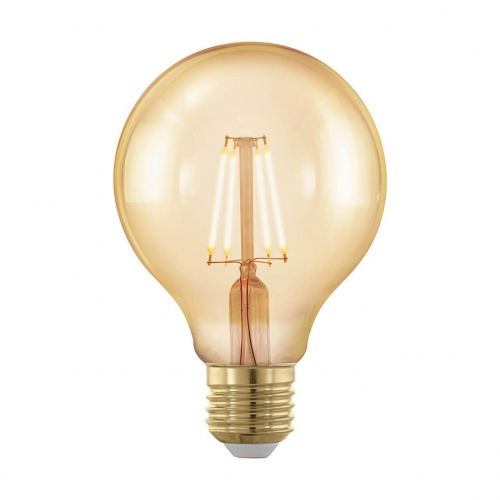 Лампа светодиодная филаментная диммируемая Eglo E27 4W 1700К золотая 11692 в г. Санкт-Петербург 