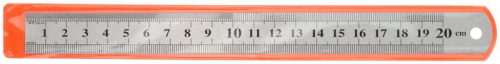 19002 Линейка нержавеющая 200х19мм FIT  фото 2