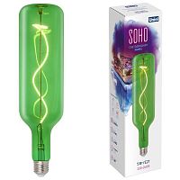 Лампа светодиодная Uniel E27 5W зеленый Led-SF21-5W/Soho/E27/CW Green GLS77GR UL-00007627 в г. Санкт-Петербург 