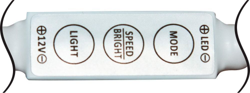 Контроллер для светодиодной ленты (одноцветной) 12V MAX^144w c разъемами DM111 и LD107,  LD50 26262 в г. Санкт-Петербург  фото 2