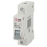 Б0039218 Выключатель автоматический модульный 1п C 6А 4.5кА ВА 47-29 SIMPLE-mod-01 ЭРА 