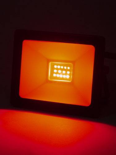 Прожектор светодиодный СДО-04-020Н-К (красный свет) 20 Вт, IP65, черный, Народный в г. Санкт-Петербург  фото 3