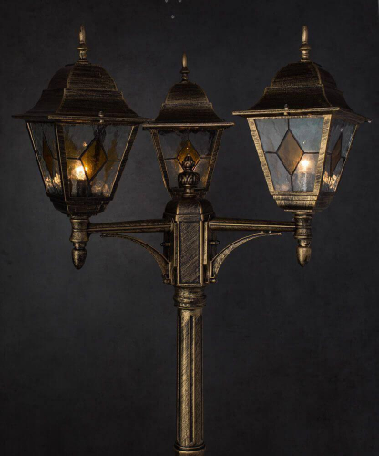 Садово-парковый светильник Arte Lamp Berlin A1017PA-3BN в г. Санкт-Петербург  фото 4