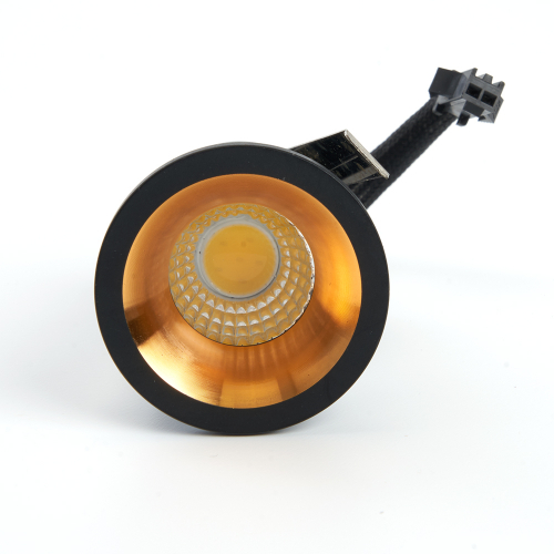 Светодиодный светильник Feron LN003 встраиваемый 3W 4000K черный с золотом 29697 в г. Санкт-Петербург  фото 4
