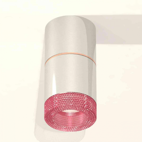 Комплект накладного светильника Ambrella light Techno Spot XS7405082 PSL/PI серебро полированное/розовый (C7405, A2073, C7405, N7193) в г. Санкт-Петербург  фото 3