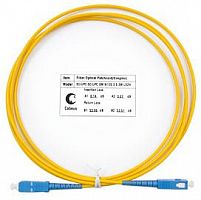 7386c Шнур оптический simplex SC-SC 9/125 sm 2м LSZH FOP(s)-9-SC-SC-2m Cabeus 