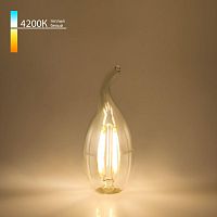 Лампа светодиодная филаментная Elektrostandard E14 7W 4200K прозрачная a049139 в г. Санкт-Петербург 
