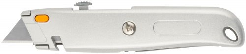 Нож для напольных покрытий серый, металлический корпус, кассета 4 лезвия в г. Санкт-Петербург 
