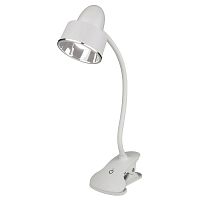 UL-00004139 Светильник настольный TLD-557 Beige/LED/350Lm/5500K/Dimmer 5Вт «прищепка» сенсор. выкл. Uniel 
